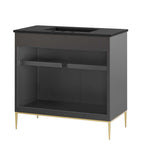 EEI-6299-BLK-BLK Awaken 36" Bathroom Vanity by Modway