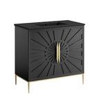 EEI-6299-BLK-BLK Awaken 36" Bathroom Vanity by Modway