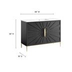 EEI-6301-WHI-BLK Awaken 48" Bathroom Vanity by Modway