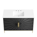 EEI-6301-WHI-BLK Awaken 48" Bathroom Vanity by Modway
