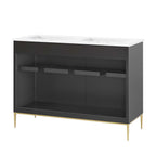 EEI-6301-WHI-BLK Awaken 48" Bathroom Vanity by Modway
