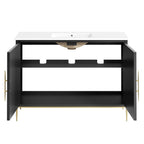 EEI-6301-WHI-BLK Awaken 48" Bathroom Vanity by Modway