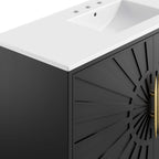EEI-6301-WHI-BLK Awaken 48" Bathroom Vanity by Modway