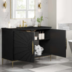 EEI-6303-BLK-BLK Awaken 48" Bathroom Vanity by Modway