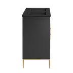 EEI-6307-BLK-BLK Awaken 48" Double Sink Bathroom Vanity by Modway