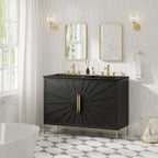 EEI-6307-BLK-BLK Awaken 48" Double Sink Bathroom Vanity by Modway
