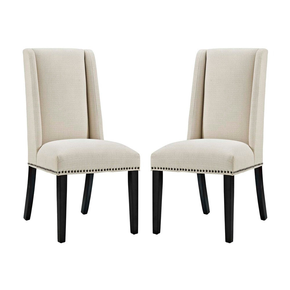 Modway Baron Fabric Dining Chair Set of 2 by Modway-EEI-2748-BEI-SET