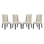 Modway Baron Fabric Dining Chair Set of 4 by Modway-EEI-3503-BEI
