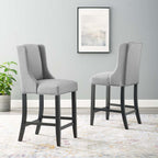 Modway Baron Upholstered Fabric Counter Stool Set of 2 by Modway-EEI-4016