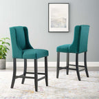 Modway Baron Upholstered Fabric Counter Stool Set of 2 by Modway-EEI-4016