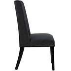 EEI-3502-BLK Baron Vinyl Dining Chair Set of 4 by Modway