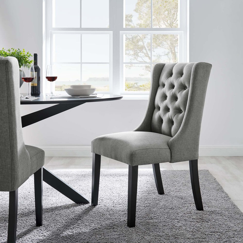 Modway Baronet Button Tufted Fabric Dining Chair by Modway-EEI-2235