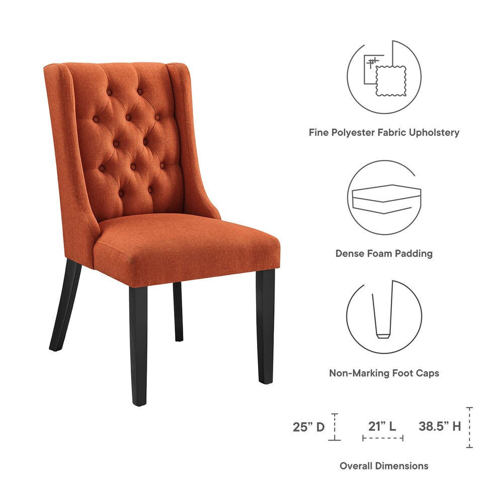 Modway Baronet Button Tufted Fabric Dining Chair by Modway-EEI-2235