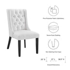 Modway Baronet Button Tufted Fabric Dining Chair by Modway-EEI-2235