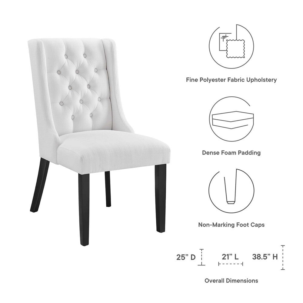 Modway Baronet Button Tufted Fabric Dining Chair by Modway-EEI-2235