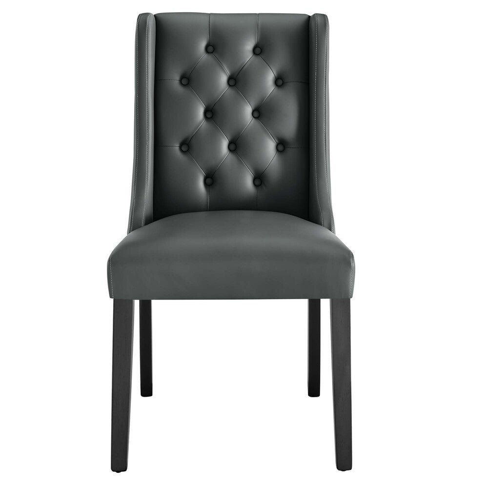 EEI-2234 Baronet Button Tufted Vegan Leather Dining Chair by Modway
