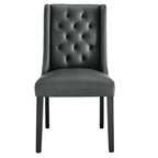 EEI-2234 Baronet Button Tufted Vegan Leather Dining Chair by Modway