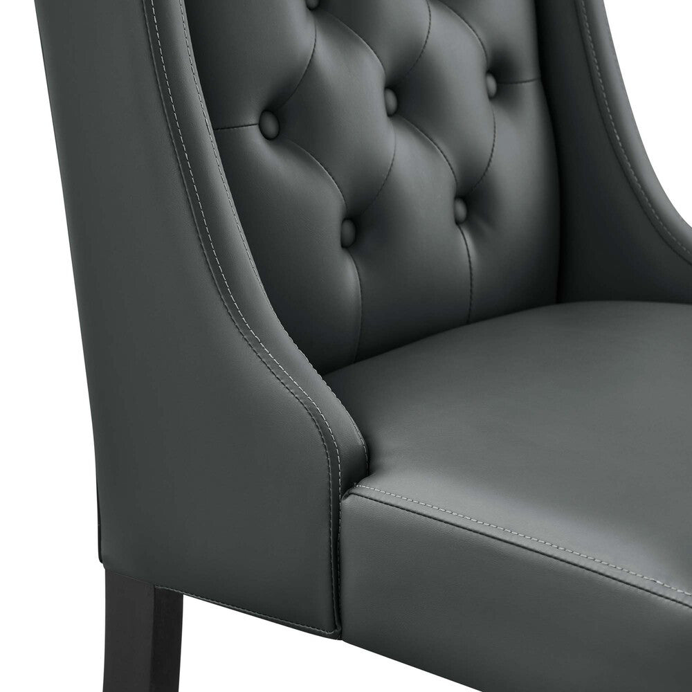 EEI-2234 Baronet Button Tufted Vegan Leather Dining Chair by Modway