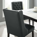 EEI-2234 Baronet Button Tufted Vegan Leather Dining Chair by Modway