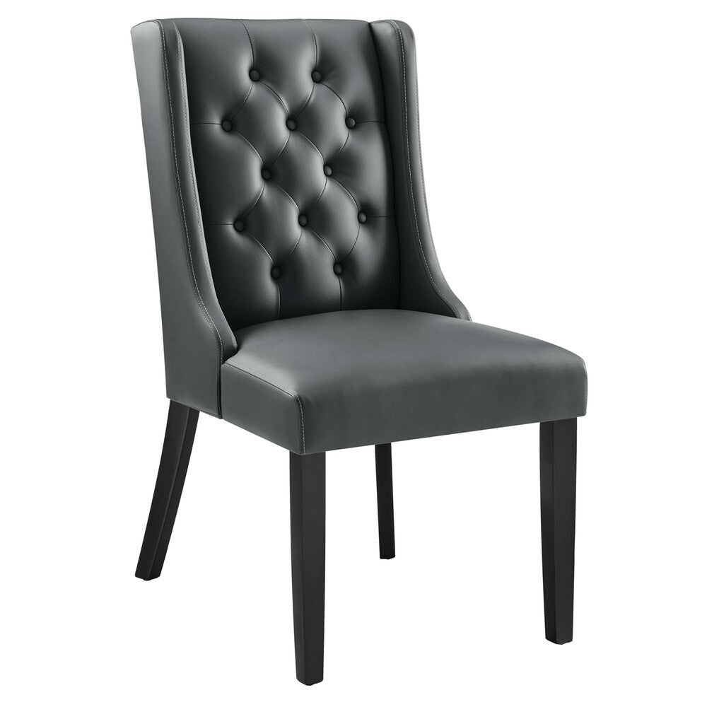 EEI-2234 Baronet Button Tufted Vegan Leather Dining Chair by Modway