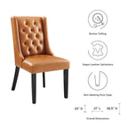 EEI-2234 Baronet Button Tufted Vegan Leather Dining Chair by Modway