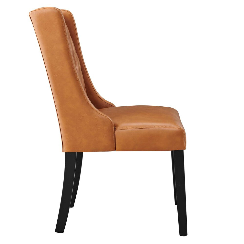 EEI-2234 Baronet Button Tufted Vegan Leather Dining Chair by Modway