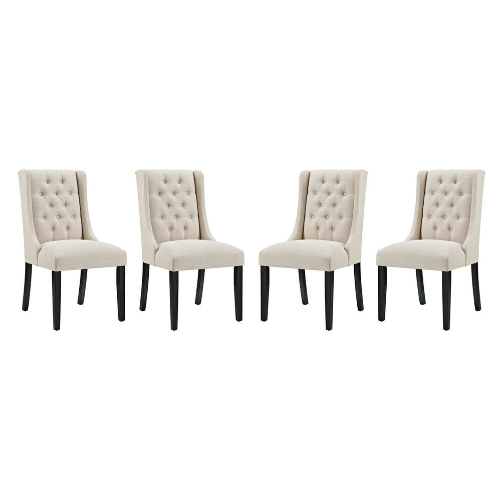 Modway Baronet Fabric Dining Chair Set of 4 by Modway-EEI-3558