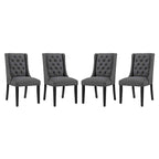 Modway Baronet Fabric Dining Chair Set of 4 by Modway-EEI-3558