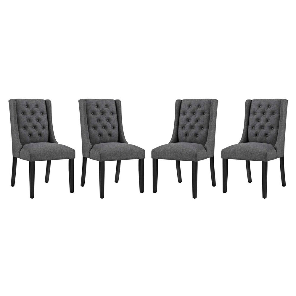 Modway Baronet Fabric Dining Chair Set of 4 by Modway-EEI-3558