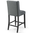 Modway Baronet Tufted Button Upholstered Fabric Counter Stool by Modway-EEI-3739