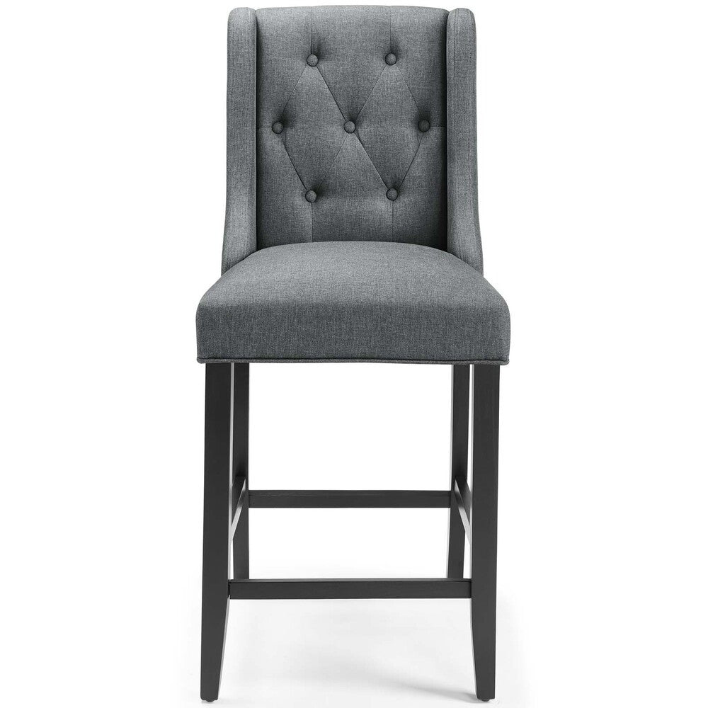 Modway Baronet Tufted Button Upholstered Fabric Counter Stool by Modway-EEI-3739