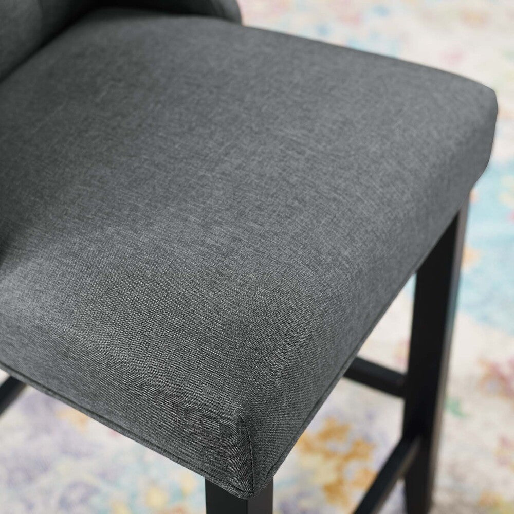Modway Baronet Tufted Button Upholstered Fabric Counter Stool by Modway-EEI-3739