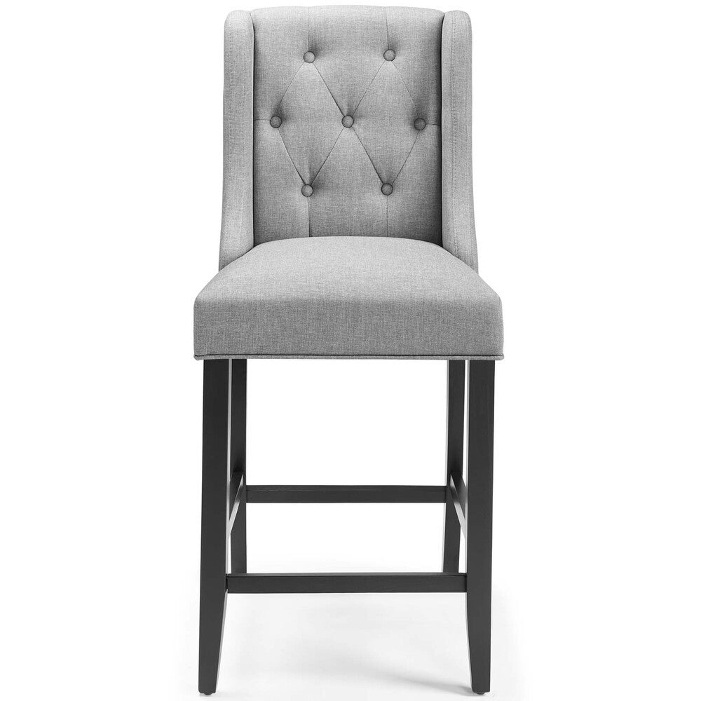 Modway Baronet Tufted Button Upholstered Fabric Counter Stool by Modway-EEI-3739