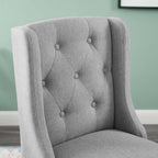 Modway Baronet Tufted Button Upholstered Fabric Counter Stool by Modway-EEI-3739