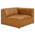 EEI-4513-TAN Bartlett 2-Piece Vegan Leather Loveseat by Modway