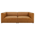 EEI-4513-TAN Bartlett 2-Piece Vegan Leather Loveseat by Modway