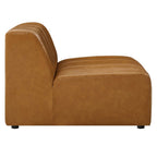 EEI-4517-TAN Bartlett 4-Piece Vegan Leather Sectional Sofa by Modway