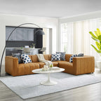 EEI-4519-TAN Bartlett 4-Piece Vegan Leather Sectional Sofa by Modway