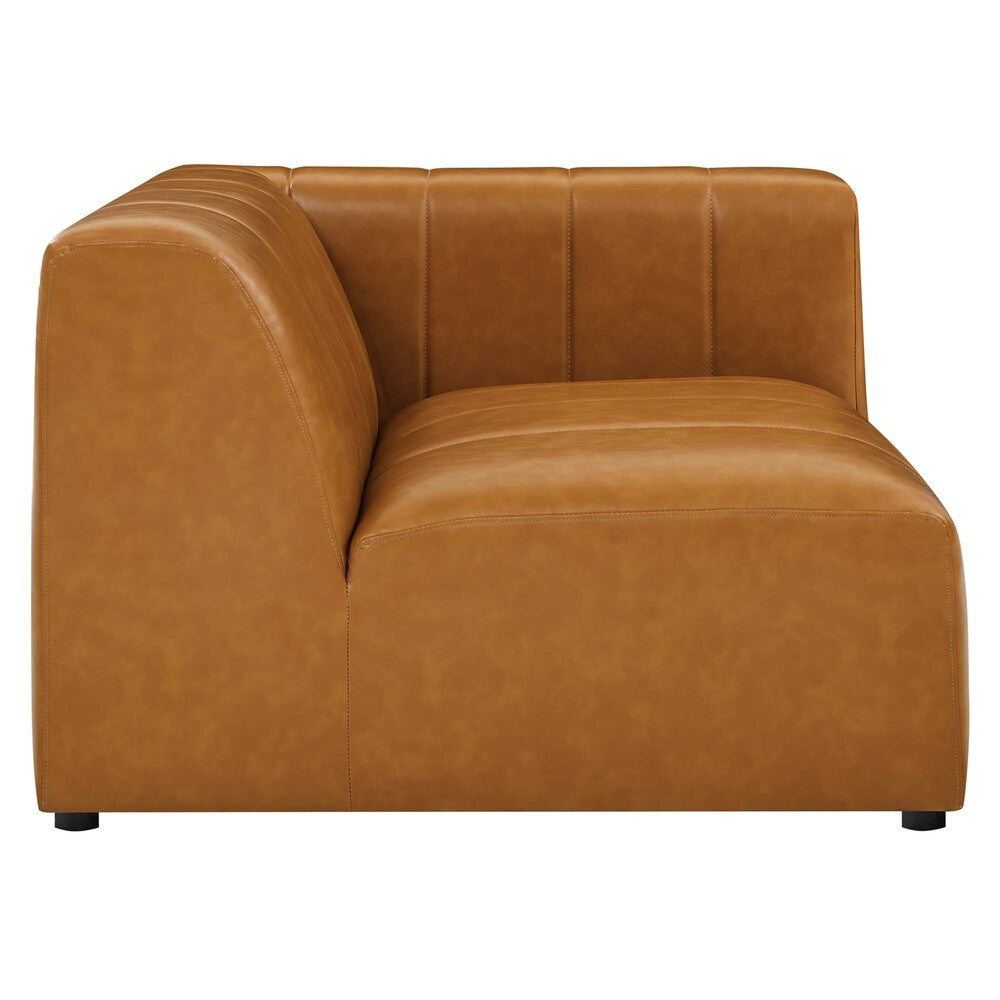 EEI-4519-TAN Bartlett 4-Piece Vegan Leather Sectional Sofa by Modway