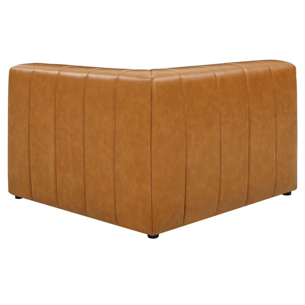 EEI-4519-TAN Bartlett 4-Piece Vegan Leather Sectional Sofa by Modway