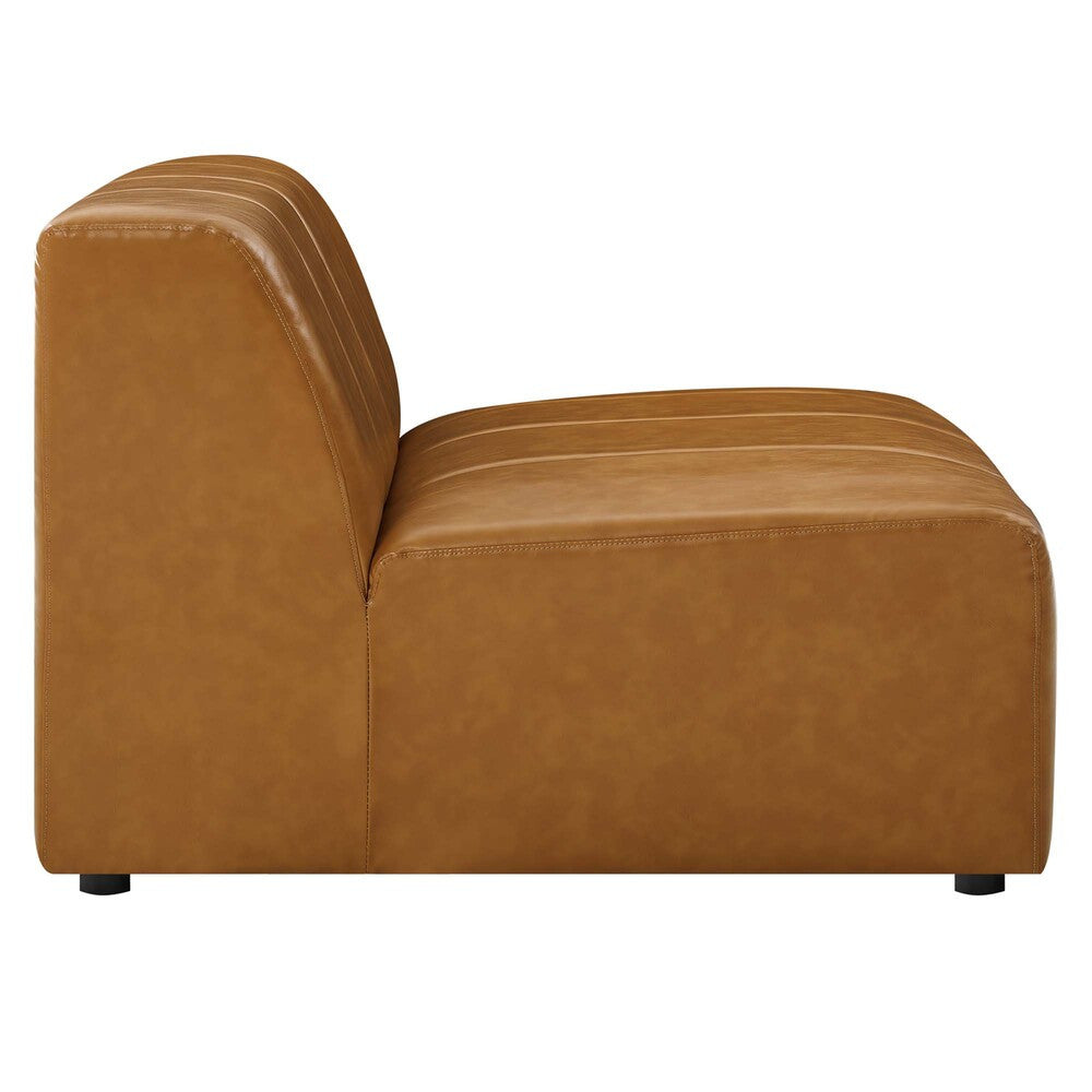 EEI-4519-TAN Bartlett 4-Piece Vegan Leather Sectional Sofa by Modway