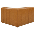 EEI-4521-TAN Bartlett 5-Piece Vegan Leather Sectional Sofa by Modway