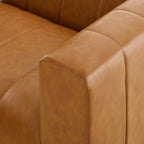 EEI-4521-TAN Bartlett 5-Piece Vegan Leather Sectional Sofa by Modway