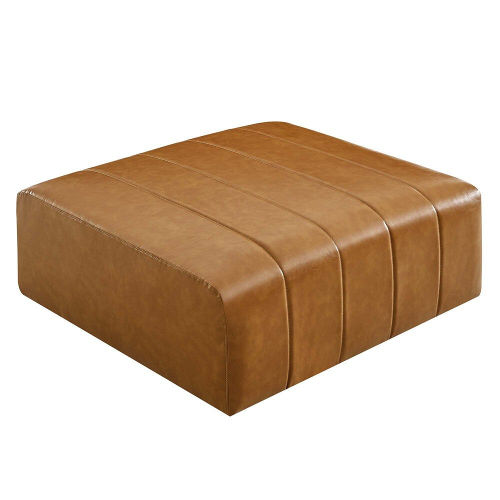 EEI-4401-TAN Bartlett Vegan Leather Ottoman by Modway