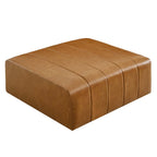 EEI-4401-TAN Bartlett Vegan Leather Ottoman by Modway