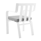 EEI-3961-WHI-GRY Baxley Outdoor Patio Aluminum Armchair Set of 2 by Modway