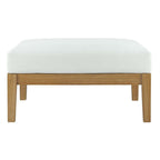 EEI-3109-NAT-WHI-SET Bayport 6 Piece Outdoor Patio Teak Set by Modway