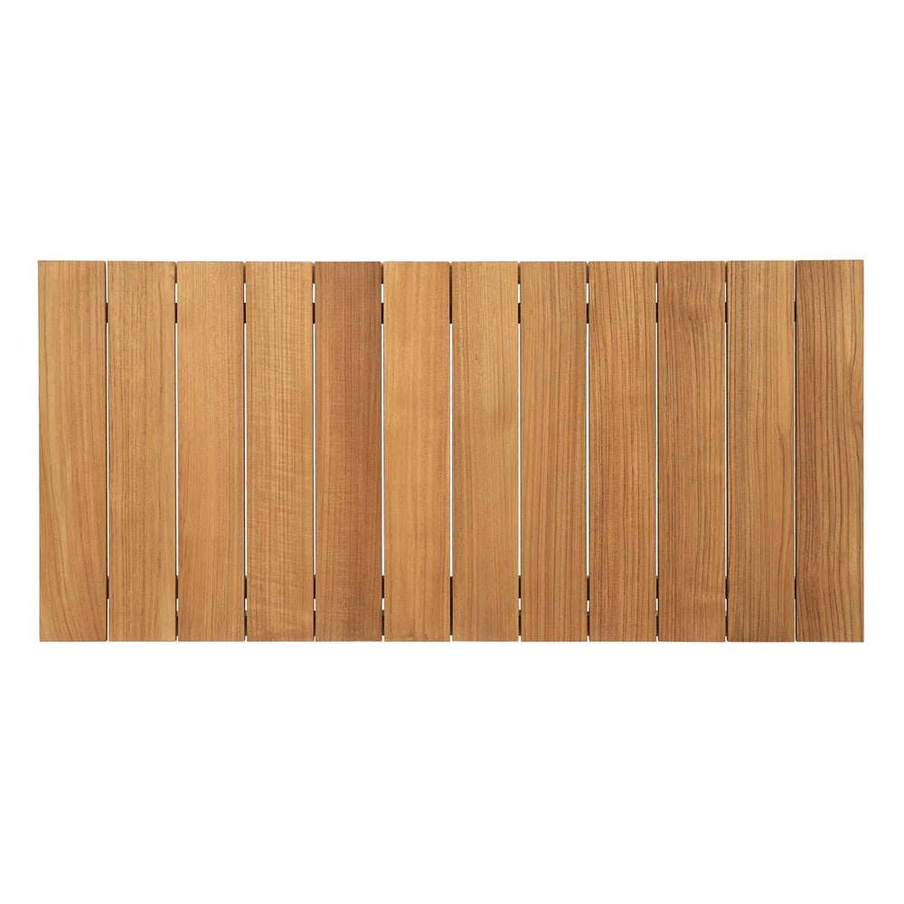 EEI-5483-NAT-WHI-SET Bayport 6 Piece Outdoor Patio Teak Set by Modway
