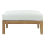 EEI-3110-NAT-WHI-SET Bayport 8 Piece Outdoor Patio Teak Set by Modway