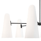 EEI-5648-OPA-BLK Beacon 6-Light Chandelier by Modway